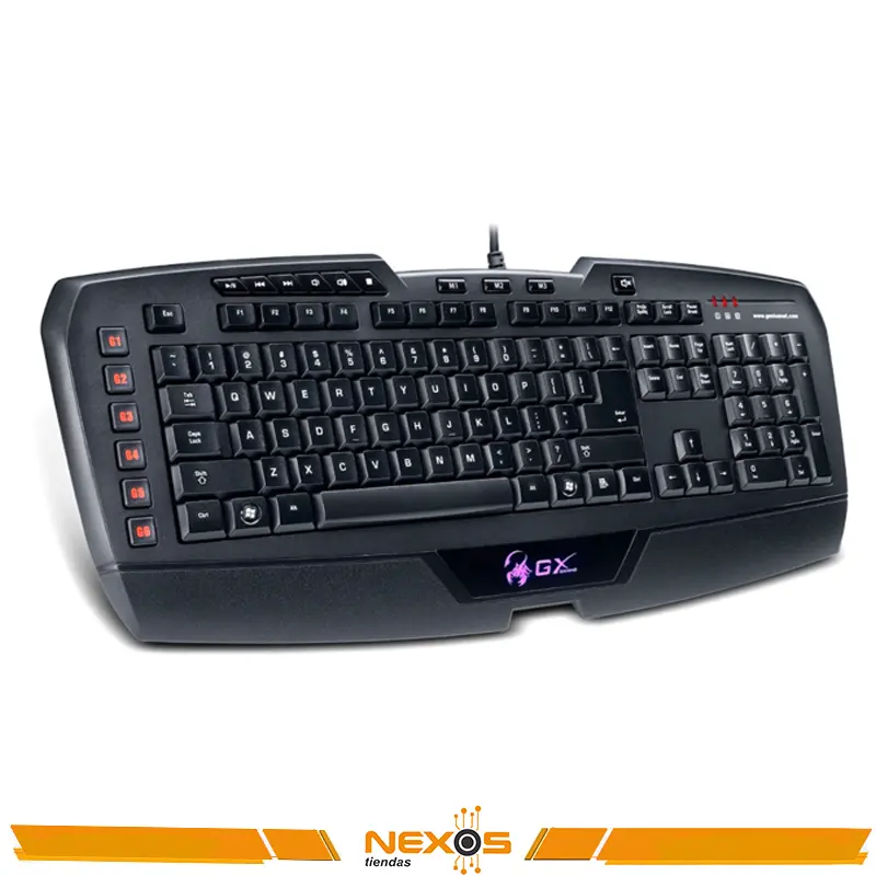TECLADO GENIUS IMPERATOR GAMMING USB 2.0 GOLD