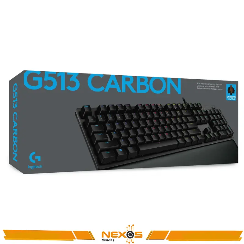 TECLADO LOGITECH GAMING MECANICO G513 CARBON