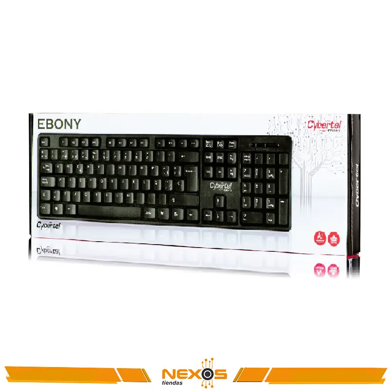 TECLADO CYBERTEL EBONY CYB K105
