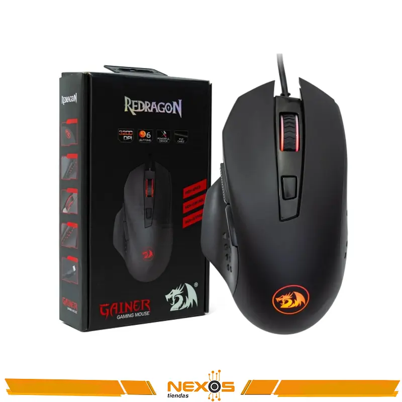 MOUSE REDRAGON GAINER M610 GAMING ALAMBRICO