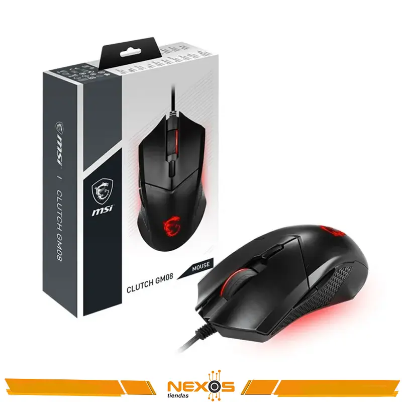 MOUSE MSI CLUTCH GM08 USB GAMER