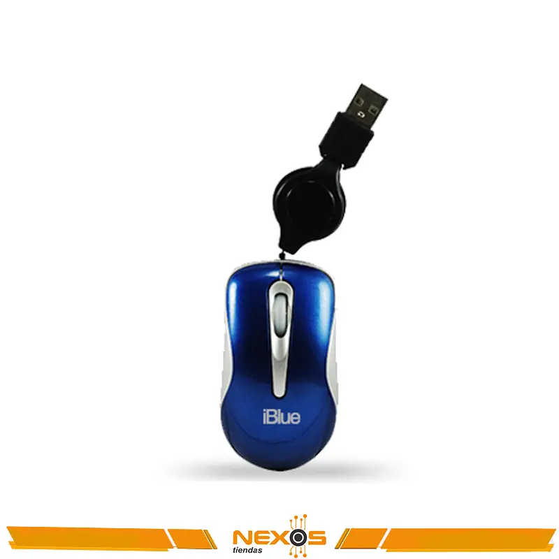 MOUSE IBLUE MICRO RETRACTIL XMK-977 BLUE