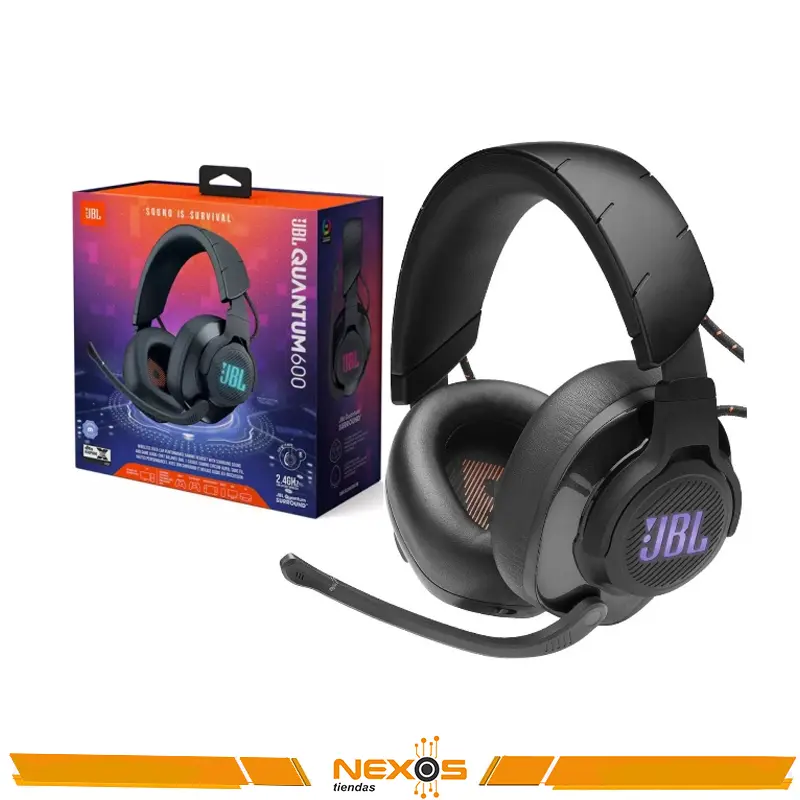 AURICULAR JBL QUANTUM 600 INALAMBRICO GAMER NEGRO