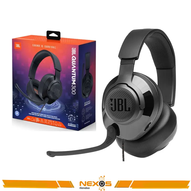 AURICULAR JBL QUANTUM 300 GAMER NEGRO