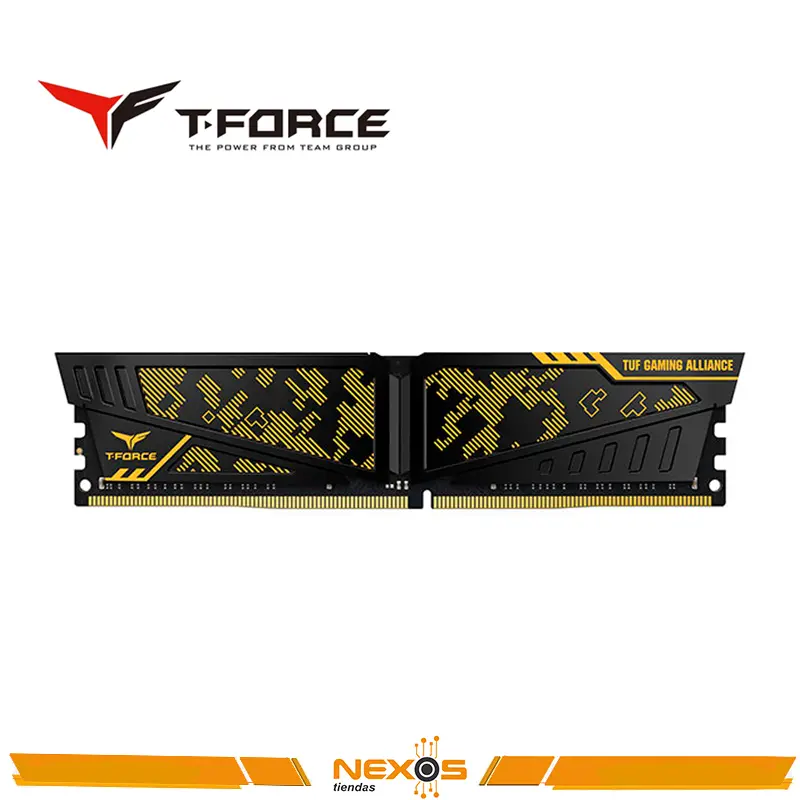 MEMORIA RAM TEAMGROUP T-FORCE VULCAN TUF GAMING ALLIANCE, 8GB DDR4-3200 MHZ