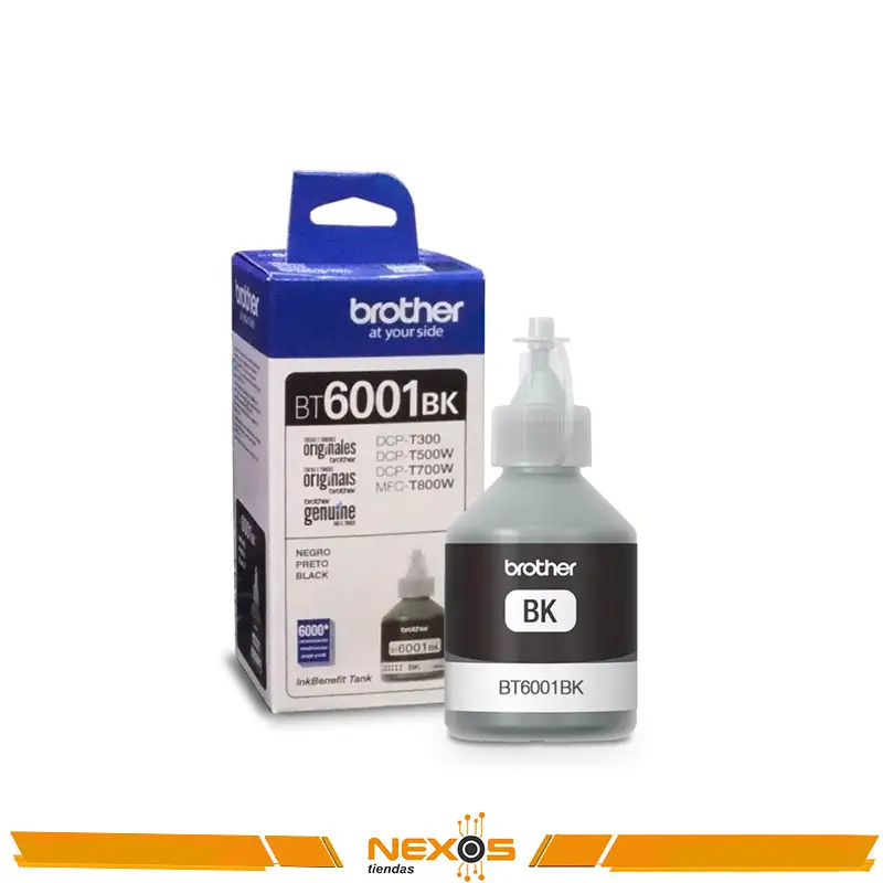TINTA BROTHER BT6001BK NEGRO 108ML