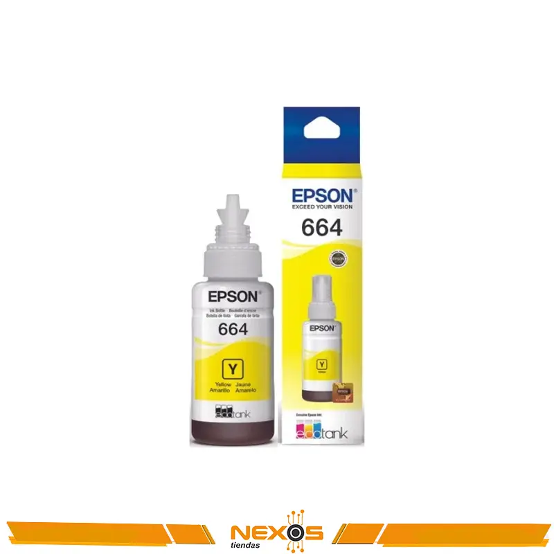 TINTA EPSON 664 T664420 AMARILLO 70ML
