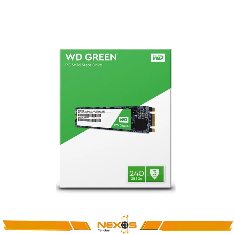 UNIDAD SOLIDA WD GREEN SATA M.2 2280 240GB 6.0 GBPS