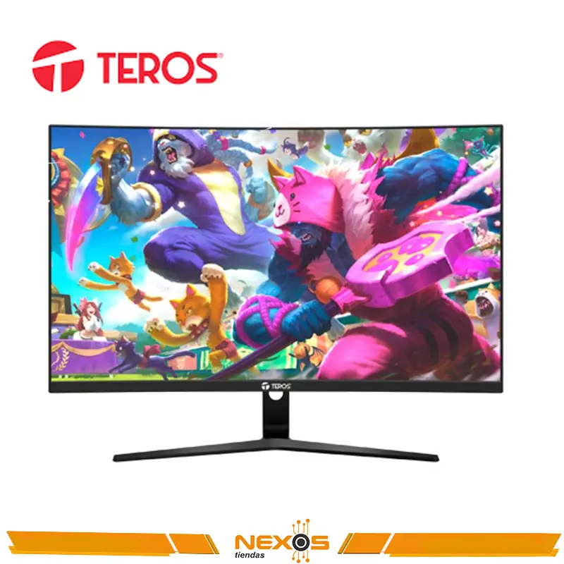 MONITOR TEROS CURVO TE-2731S, 27" VA, 100HZ, 1920X1080, FULL HD.