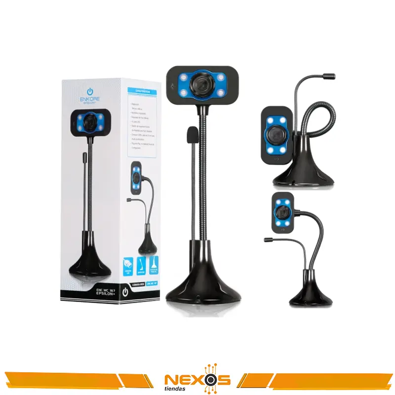 WEBCAM ENKORE EPSILON ENC WC 167 USB CON MICROFONO