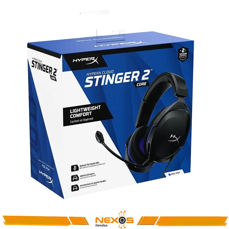 AURICULAR HYPERX CLOUD STINGER 2 CORE LIGHTWEIGHT COMFORT