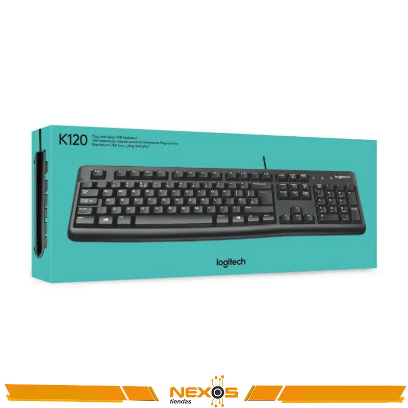 TECLADO LOGITECH K120 USB BLACK
