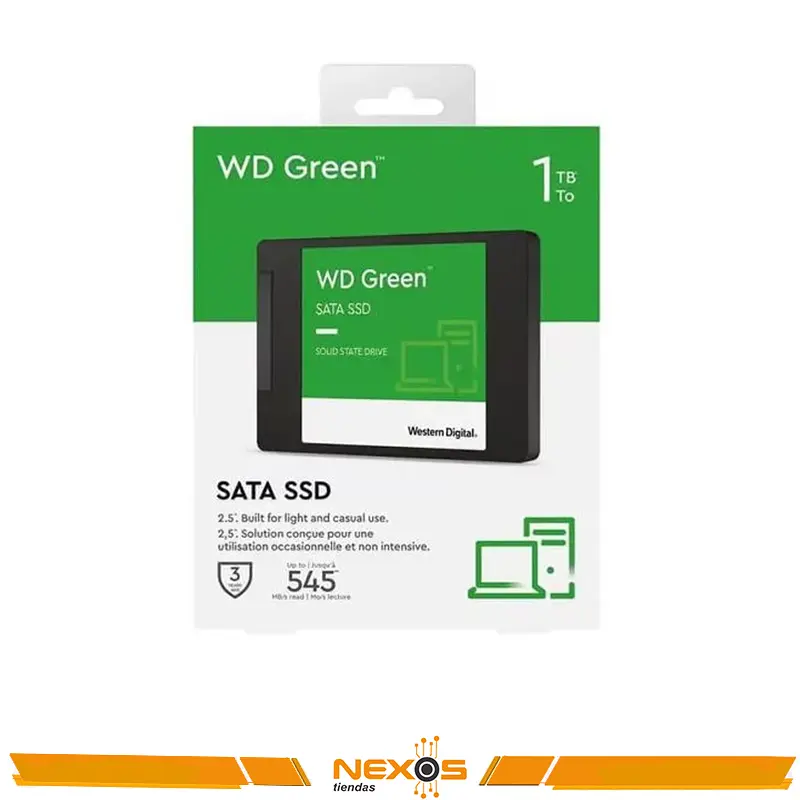 UNIDAD SOLIDA WD GREEN SATA 1TB 2.5"