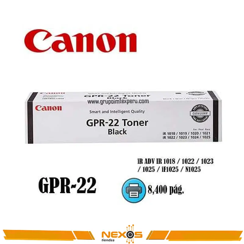 TONER CANON GPR-22 NEGRO