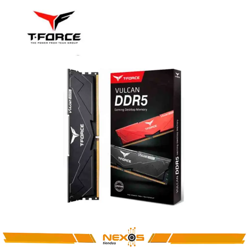 MEMORIA RAM TEAMGROUP T-Force VULCAN DDR5 16GB DDR5-5600 MHz