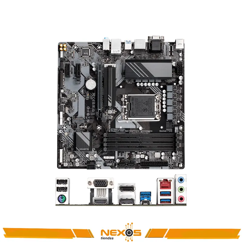 PLACA MADRE GIGABYTE B760M DS3H DDR5 , LGA1700, MICRO ATX