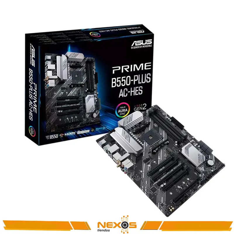 PLACA MADRE ASUS PRIME B550-PLUS AC-HES WIFI AM4