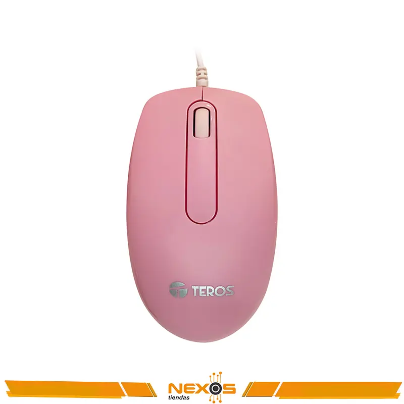 MOUSE TEROS TE-1221S OPTICO USB, 1000 DPI, 3 BOTONES