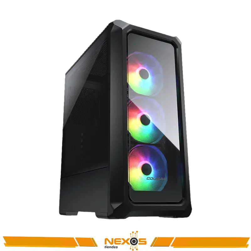 CASE MID TOWER COUGAR ARCHON 2 MESH RGB BLACK, CGR-5CC5B-MESH-RGB, VIDRIO TEMPLADO