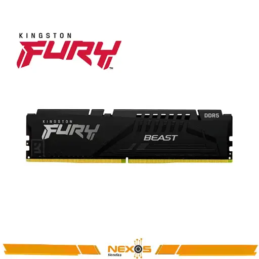 [1111111700] MEMORIA RAM KINGSTON FURY BEAST 16GB DDR5 CON DISIPADOR RGB