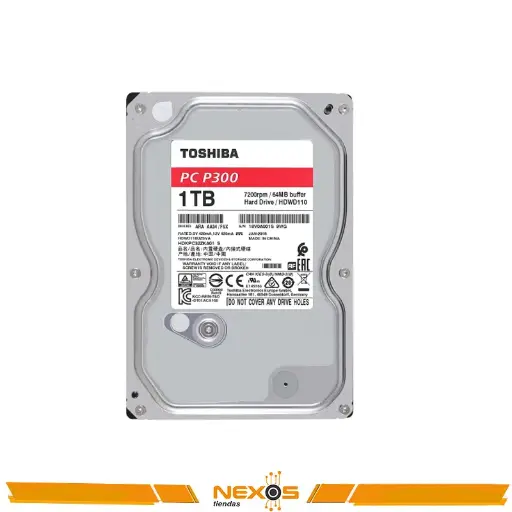 [1111111859] DISCO DURO TOSHIBA PC P300 HDWD110UZSVA 1TB SATA 6.0 GB/S 7200 RPM 3.5"