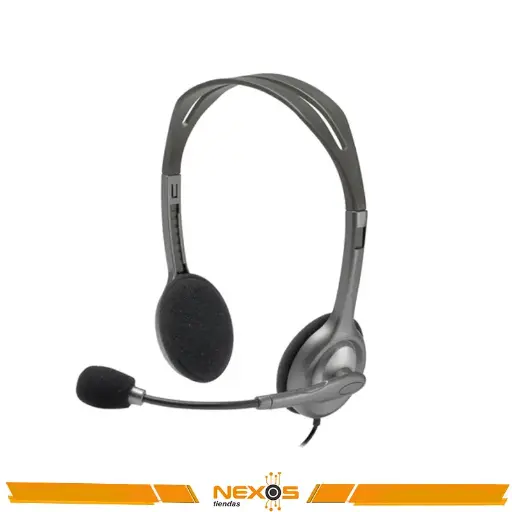 [1111112207] AURICULAR LOGITECH H111,MICROFONO, GRIS.