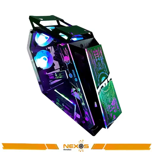 [1111112323] CASE TEROS GAMER TE-1163N, NEGRO, USB 3.0, USB 2.0.FAN ARGB