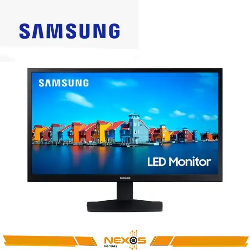 [1111112357] MONITOR SAMSUNG FLAT LED 19" LS19A330NH, TN, 1366 X 768. NEGRO 