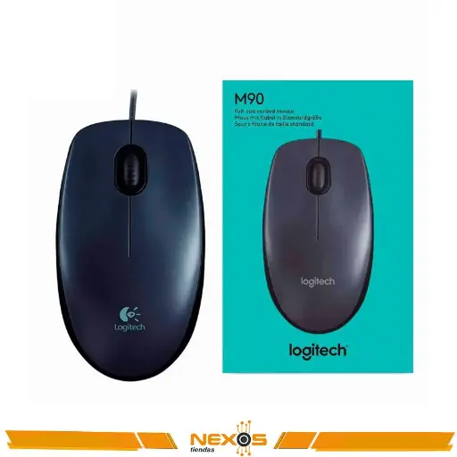 [1111112587] MOUSE LOGITECH M90 DARK MIDNIGHT USB