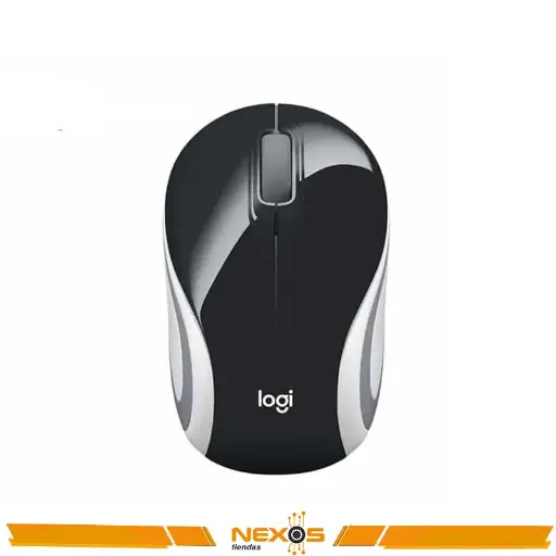 [1111112599] MINI MOUSE INALÁMBRICO LOGITECH M187, 3 BOTONES, NEGRO,USB.