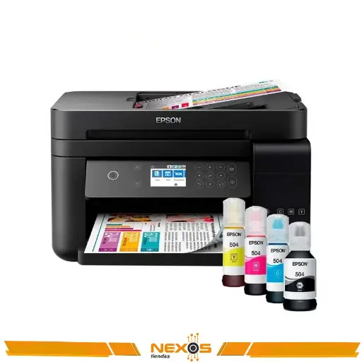 [1111112676] IMPRESORA EPSON ECOTANK L6270 MULTIFUNCIONAL IMPRIME COPIA ESCANEA WIFI ADF DUPLEX NEGRO Y COLORES