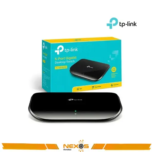 [1111112751] SWITCH TP-LINK TL-SG1005D, 10/100/1000 Mbps, 5 x RJ-45, NEGOCIACION Y MDI/MDIX AUTOMATICO.