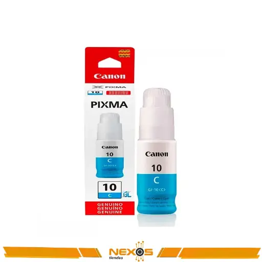 [1111112987] TINTA CANON GI-10C / COLOR CYAN / 70ML