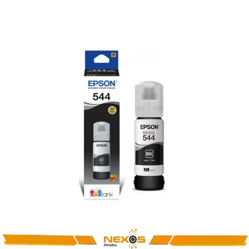 [1111113013] TINTA EPSON 544 T544120-AL, COLOR NEGRO, CONTENIDO 65ML.