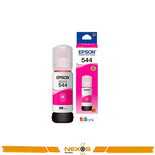[1111113015] TINTA EPSON 544 T544320-AL, COLOR MAGENTA, CONTENIDO 65ML.