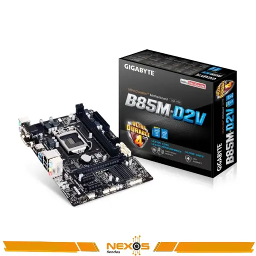 [1111113763] PLACA MADRE GIGABYTE GA-B85M-D2V INTEL® B85 LGA 1150 H3 MICRO ATX