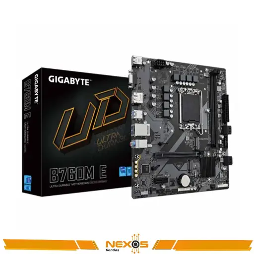 [1111113769] PLACA MADRE GIGABYTE B760M E, DDR5, ADMITE PROCESADORES Intel® Core ™ 14.º/13.º/12.º
