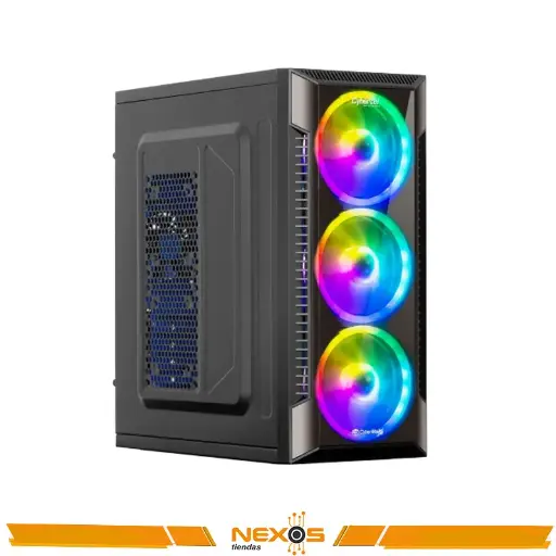 [1111113341] CASE CYBERTEL ELEKTRON CBX 5001 RGB NEGRO 350W