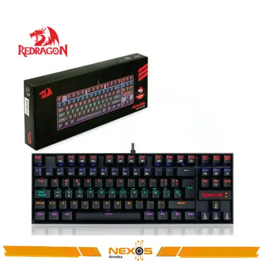 [1111113893] TECLADO REDRAGON KUMARA K552 GAMER BLACK SWITCH RED