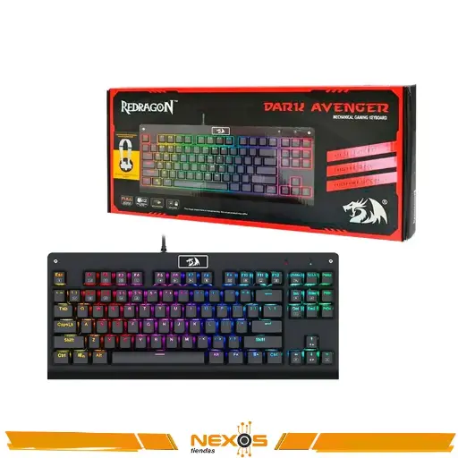 [1111113886] TECLADO REDRAGON DARK AVENGER K568 RGB MECANICO