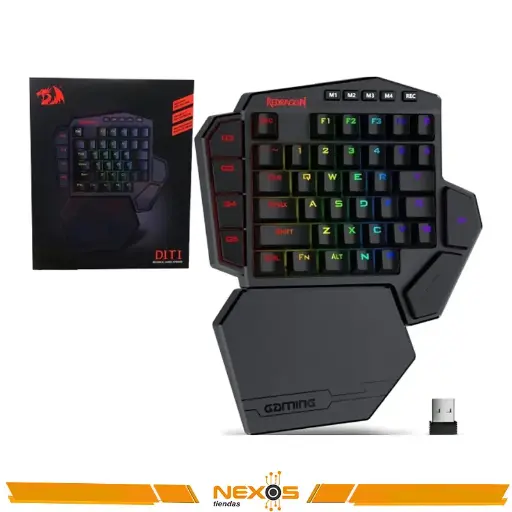 [1111113887] TECLADO REDRAGON DITI K585RGB MECANICO GAMING BLACK