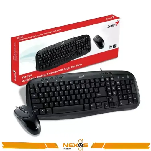 [1111113859] TECLADO GENIUS SMART KM-200 KIT TECLADO + MOUSE