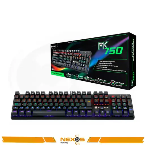 [1111113828] TECLADO ANTRYX MK750 CHROME STORM RGB