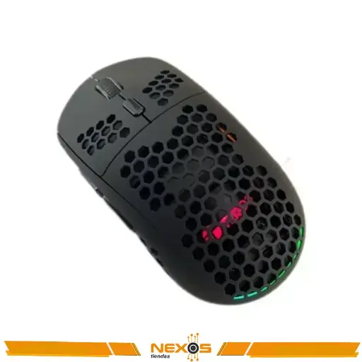 [1111113691] MOUSE TEROS TE-5166N OPTICO WIRELESS GAMER RGB