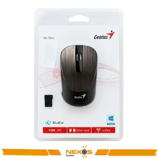 [1111113606] MOUSE GENIUS NX-7015 INALAMBRICO CHOCOLATE