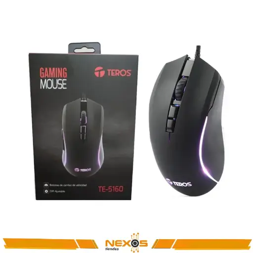 [1111113689] MOUSE TEROS TE-5160 RGB OPTICO USB