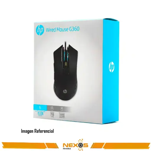 [1111113619] MOUSE HP G360 BLACK