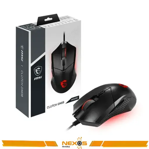 [1111113666] MOUSE MSI CLUTCH GM08 USB GAMER