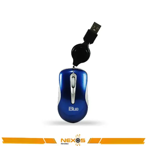 [1111113625] MOUSE IBLUE MICRO RETRACTIL XMK-977 BLUE