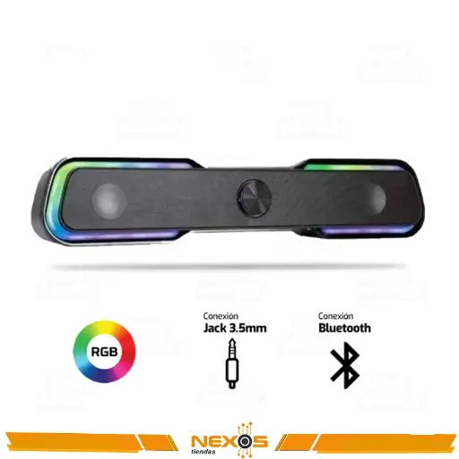 [1111113701] PARLANTE 2.0 AVATEC CSP-2040B | BLUETOOTH-3.5MM | USB | RGB